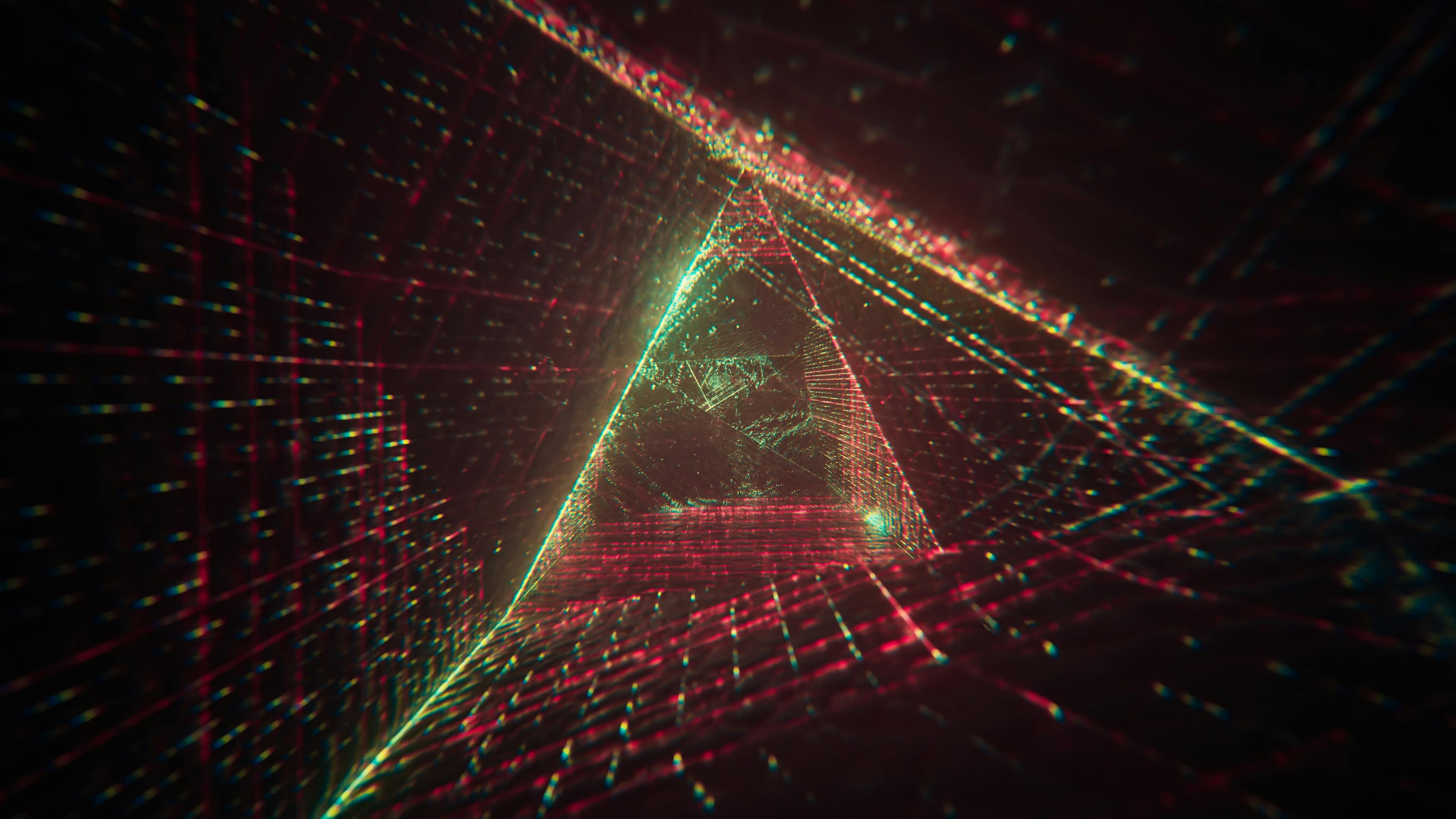 Abstract metaverse data tunnel